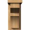 Ekena Millwork Monterey Smooth Corbel w/Backplate, Western Red Cedar, 5 1/2"W x 12"D x 12"H COR06X12X12MON01SWR - alternate 2